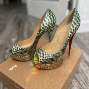 Lady peep python Tropicana louboutins